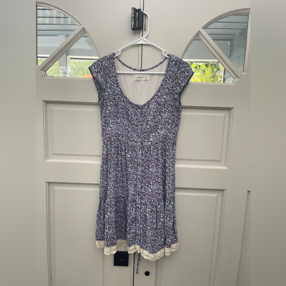 Abercrombie floral sun dress XS